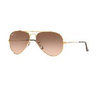 Ray - Ban RB3025 AVIATOR 9001A5 Unisex Sunglasses Metal Brown Pink Pilot Normal