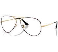 Ray-Ban RX6489 Aviator 3175 Men's Eyeglasses Black Size 58 (Frame Only) - Blue Light Block Available