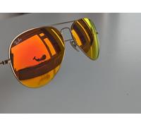 Ray-Ban Aviator Sunglasses 3025 112/69 58mm Icon Orange Mirror Gold Frame OFFERS