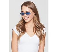 Ray-Ban Aviator Sunglasses - Gold, Blue/Gold, Women Blue/Gold