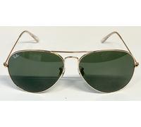 Ray-Ban Sunglasses Large Aviator 3026 Gold Green L2846