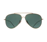Ray-Ban RB0101S Aviator Reverse Sunglasses Gold / Green