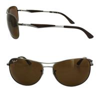 Ray-Ban Sunglasses 3519 029/83 Gunmetal Brown Polarized 59mm