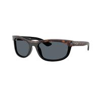 Ray-Ban Sunglasses Unisex Balorama Street Neat - Havana On Black Frame Blue Lenses 62-19
