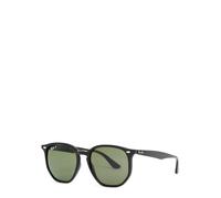 Ray-ban - Black Polarised Round-frame Sunglasses, Men's Round Designer Sunglasses, 100% UV Protection - One Size
