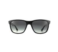 Ray - Ban RB4181 RB4181 601/71 Man Sunglasses Injected Black Grey Squared Normal Shaded