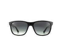 Ray - Ban Man RB4181 RB4181 601/71 Sunglasses Injected Black Grey Squared Normal Shaded