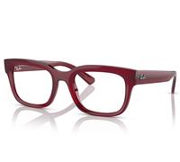 Ray-Ban Chad 0RX7217 8265 Transparent Red 52
