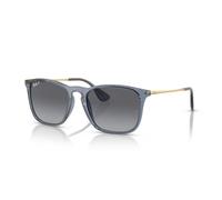 Ray-Ban CHRIS RB 4187 Transparent Blue/Grey Shaded 54/18/145 men Sunglasses
