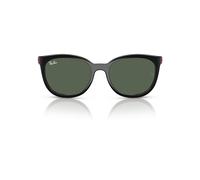 Ray-Ban Clipon Children Rb1631 Clip-on Kids Bio-based - Black On Rubber Red Frame Green Lenses 45-16