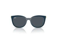 Ray-Ban Clipon Children Rb1631 Clip-on Kids Bio-based - Dark Blue On Rubber Yellow Frame Grey Lenses 47-16