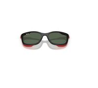 Ray-Ban Clipon Children Rb1644 Clip-on Kids Bio-based - Black On Rubber Red Frame Green Lenses 46-16
