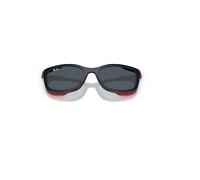 Ray-Ban Clipon Children Rb1644 Clip-on Kids Bio-based - Blue On Rubber Red Frame Grey Lenses 48-16