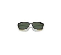Ray-Ban Clipon Unisex Rb1644 Clip-on Kids Bio-based - Grey On Rubber Green Frame Green Lenses 48-16