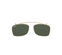 Ray-Ban Clipon Unisex Rb5228 Clip-on - Arista Gold Frame Green Lenses 55-17