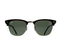 Ray-Ban Brown Tortoise CLUBMASTER Polarized Sunglasses RB3016 990/58 5 Brown