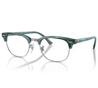 Ray-Ban Clubmaster RX5154 Striped Green 51