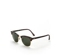 Ray-Ban Clubmaster Sunglasses - Tortoise, Tort/Green, Women Tort/Green