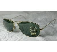 Ray-Ban Cockpit Sunglasses RB 3362 001 New Gold Frame 56 Green Tinted