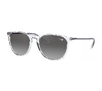 Ray - Ban RB4171 ERIKA 651611 Woman Sunglasses Injected Transparent Grey Pantos Normal Shaded