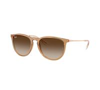 Ray - Ban Woman RB4171 ERIKA 681413 Sunglasses Nylon Brown Brown Pantos Normal Shaded