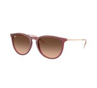 Ray-Ban Sunglasses RB4171 Erika 6815A5 Polish Rubber Violet Pink Gradient Brown