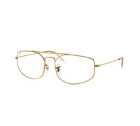 Ray - Ban Unisex RX6545 EXPLORER 5 3086 Vista frames Metal Gold Transparent Geometric Normal