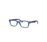 Ray-Ban Eyeglasses Children Rb1531 Optics Kids - Blue Gradient Iridescent Grey Frame Clear Lenses Polarized 48-16
