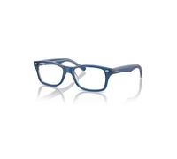 Ray-Ban Eyeglasses Children Rb1531 Optics Kids - Top Dark Blue & Brown & Light Grey Frame Clear Lenses Polarized 48-16