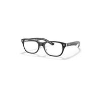 Ray-Ban Eyeglasses Children Rb1555 Optics Kids - Black On Transparent Frame Clear Lenses Polarized 48-16