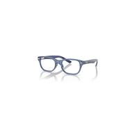 Ray-Ban Eyeglasses Children Rb1555 Optics Kids Marvel Miles Morales - Blue With Internal Pattern Blue Frame Demo Lens Lenses Polarized 48-16