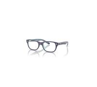 Ray-Ban Eyeglasses Children Rb1555 Optics Kids - Top Blue & Violet & Light Blue Frame Demo Lens Lenses Polarized 48-16