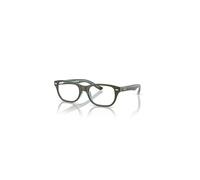 Ray-Ban Eyeglasses Children Rb1555 Optics Kids - Top Green & Orange & Light Blue Frame Demo Lens Lenses Polarized 46-16