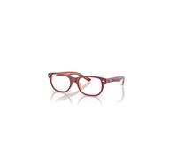 Ray-Ban Eyeglasses Children Rb1555 Optics Kids - Top Red & Violet & Orange Frame Demo Lens Lenses Polarized 46-16
