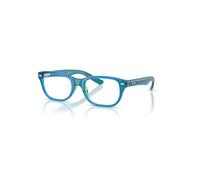 Ray-Ban Eyeglasses Children Rb1555 Optics Kids - Transparent Blue & Green Frame Clear Lenses Polarized 46-16