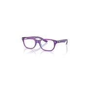 Ray-Ban Eyeglasses Children Rb1555 Optics Kids - Transparent Violet & Light Blue Frame Clear Lenses Polarized 46-16