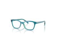 Ray-Ban Eyeglasses Children Rb1591 Optics Kids - Transparent Blue/green Frame Clear Lenses Polarized 48-16