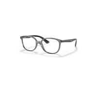 Ray-Ban Eyeglasses Children Rb1598 Optics Kids - Blue Frame Clear Lenses Polarized 47-16