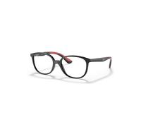 Ray-Ban Eyeglasses Children Rb1598 Optics Kids - Red Frame Clear Lenses Polarized 49-16