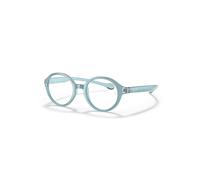 Ray-Ban Eyeglasses Children Rb9075 Optics Kids - Light Blue Frame Clear Lenses Polarized 39-16