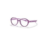 Ray-Ban Eyeglasses Children Rb9075 Optics Kids - Violet Frame Clear Lenses Polarized 35-16