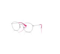 Ray-Ban Eyeglasses Children Rob Optics Kids - Silver Frame Clear Lenses Polarized 46-19