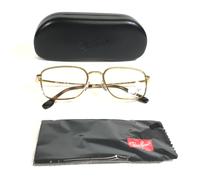 Ray-Ban Eyeglasses Frames RB6511 2500 Arista Gold Rectangle Full Rim 53-19-145