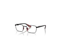 Ray-Ban Eyeglasses Man Rb6507m Optics Scuderia Ferrari Collection - Black Frame Clear Lenses Polarized 54-20