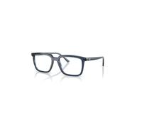Ray-Ban Eyeglasses Unisex Alain Optics - Transparent Blue Frame Clear Lenses Polarized 54-18