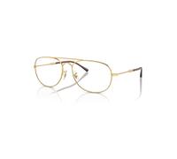 Ray-Ban Eyeglasses Unisex Bain Bridge Optics - Arista Gold Frame Clear Lenses Polarized 55-17