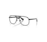 Ray-Ban Eyeglasses Unisex Bill Max Optics - Black Frame Transparent Lenses Polarized 54-17