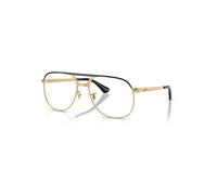 Ray-Ban Eyeglasses Unisex Bill Max Optics - Gold Frame Transparent Lenses Polarized 54-17