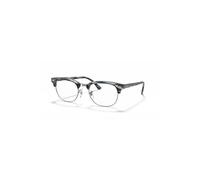 Ray-Ban Eyeglasses Unisex Clubmaster Optics - Blue Frame Clear Lenses 51-21