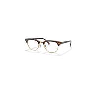 Ray-Ban Eyeglasses Unisex Clubmaster Optics - Mock Tortoise Frame Clear Lenses 49-21